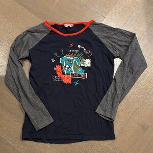 Bonpoint kids long sleeve graphic tee shirt.